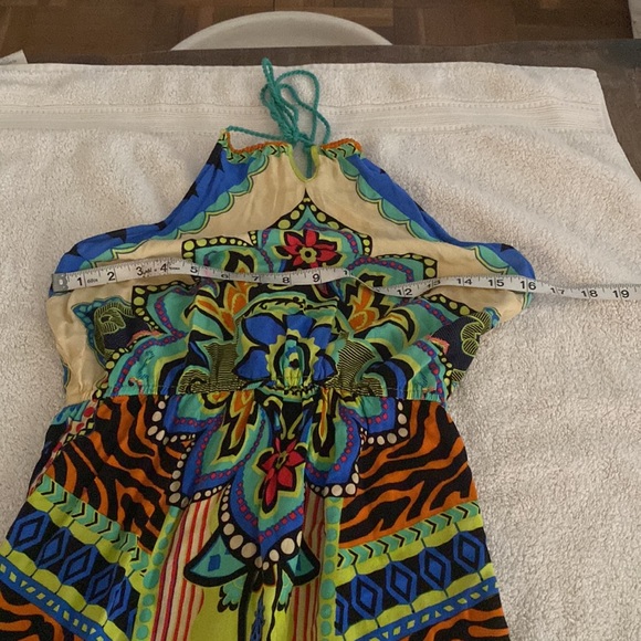 Anthropologie Flying Tomato vibrant colored beautiful bohemian style dress. - Picture 11 of 13